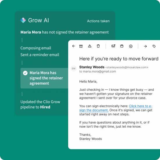 Simplified Product UI Spend more time on the work that grows the firm